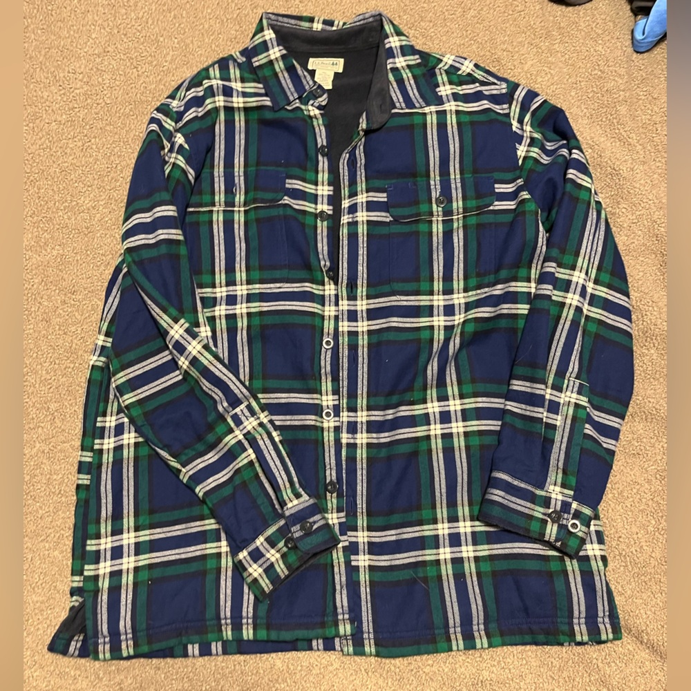 L.L. Bean flannel jacket